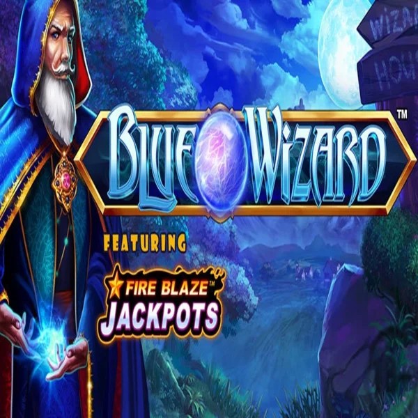 Try Blue Wizard Fire Blaze Jackpots slot by Rarestone Gaming on spinooloco.com – logo image