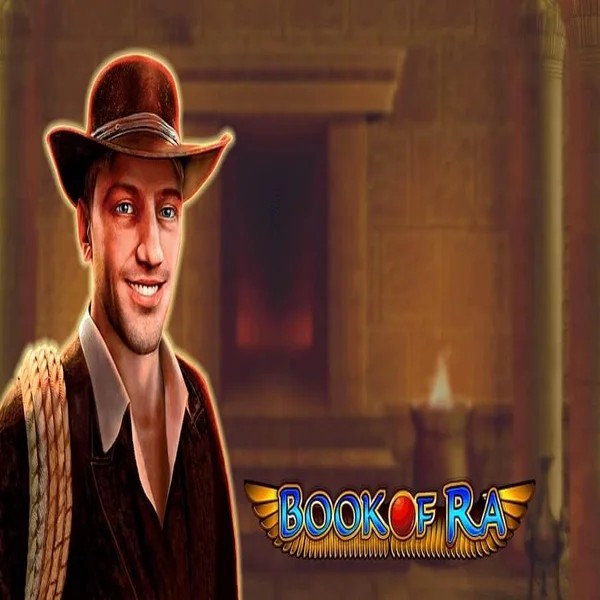 Slots logo of Book of Ra from Greentube at Spinoloco Casino