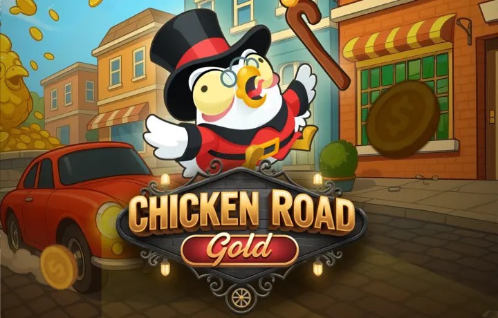 Official Casino Games logo: Chicken Road Gold by InOut at Spinoloco Casino