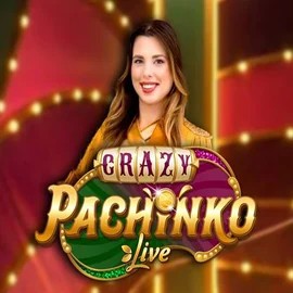 Live Casino logo of Crazy Pachinko from Evolution at Spinoloco Casino