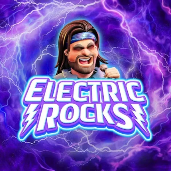 Electric Rocks online game logo by Inspired Gaming on spinooloco.com