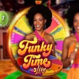 Funky Time casino game by Evolution – featured logo at Spinoloco Casino