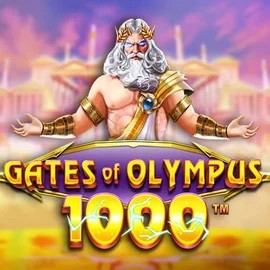 Gates of Olympus 1000 slot logo by Pragmatic Play at Spinoloco Casino