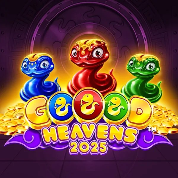 Goood Heavens by Rarestone Gaming, showcased at spinooloco.com – game logo