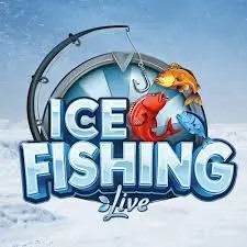 Ice Fishing Live slot icon by Evolution, available at Spinoloco Casino