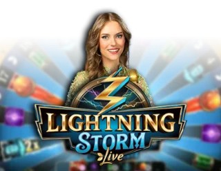 Live Casino logo of Lightning Storm from Evolution at Spinoloco Casino