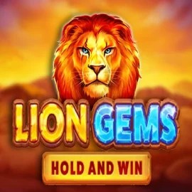 Lion Gems Hold and Win logo by Playson at Spinoloco Casino