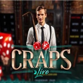 Official Live Casino logo: Live Craps by Evolution at Spinoloco Casino
