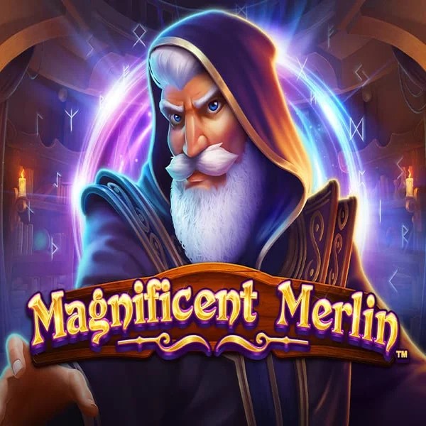 Magnificent Merlin online game logo by Greentube on spinooloco.com