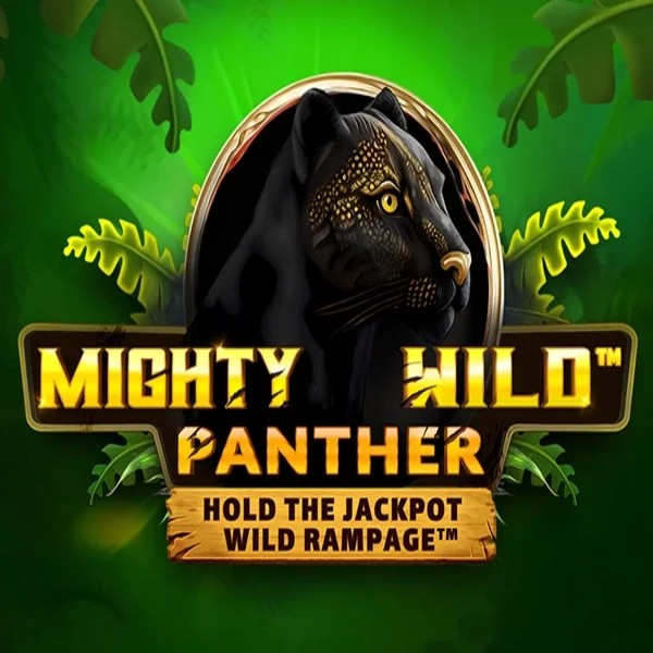 Mighty Wild Panther slot logo by Wazdan at Spinoloco Casino
