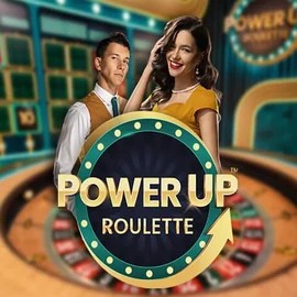PowerUP Roulette slot visual from Pragmatic Play available on spinooloco.com