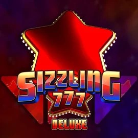 Sizzling 777 Deluxe online game logo by Wazdan on spinooloco.com