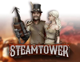 Slots logo of Steam Tower Slot from NetEnt at Spinoloco Casino
