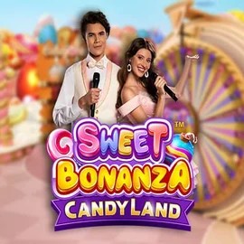 Sweet Bonanza Candy Land Live slot logo by Pragmatic Play at Spinoloco Casino