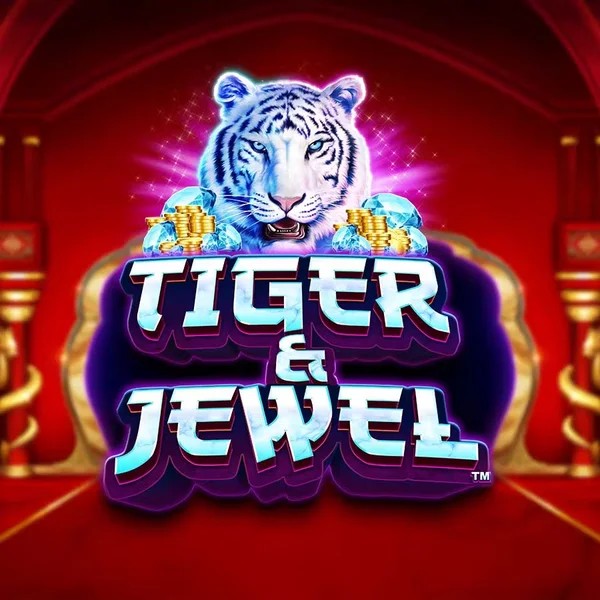 Tiger and Jewel slot logo by Greentube at Spinoloco Casino