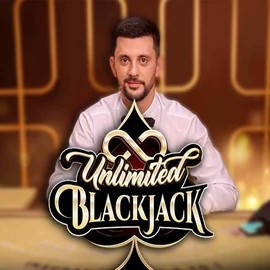 Unlimited Blackjack by Ezugi, showcased at spinooloco.com – game logo